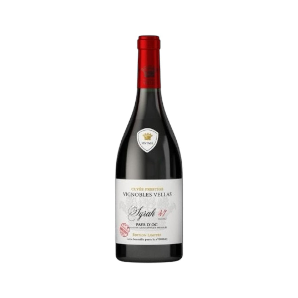 Vignobles Vellas Cuvée Prestige Syrah 47 Blend Pays d'Oc 2022 750ml 14% - Time2Drink