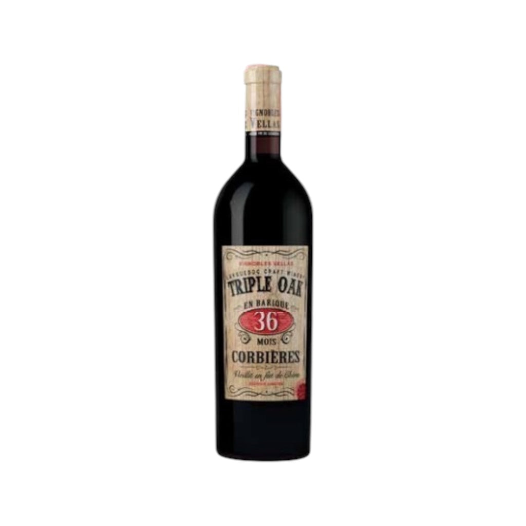 Vignobles Vellas Triple Oak 36 Mois Corbieres 2018 750ml 15% - Time2Drink