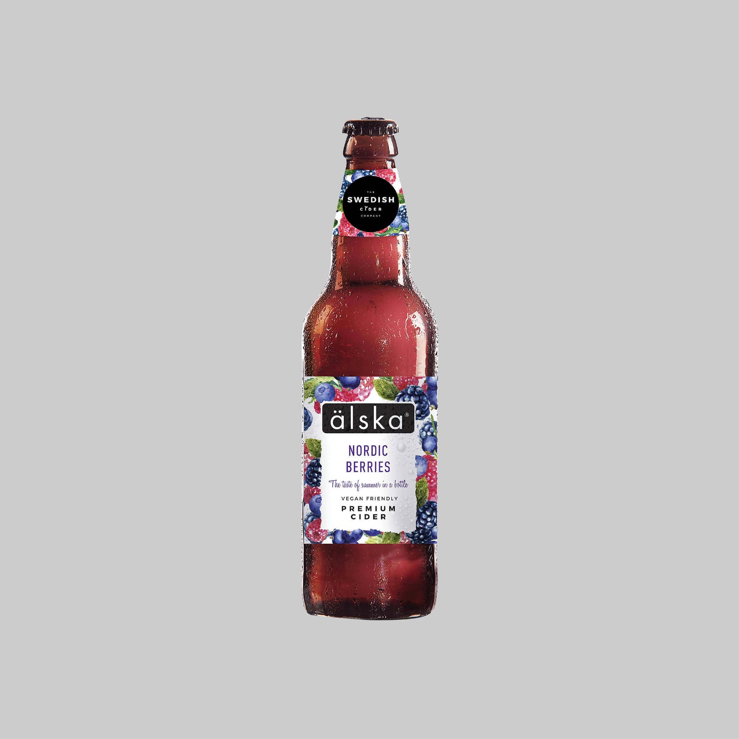 Alska Nordic Berries Swedish Cider Bottle 500ml 4.0% - Time2Drink