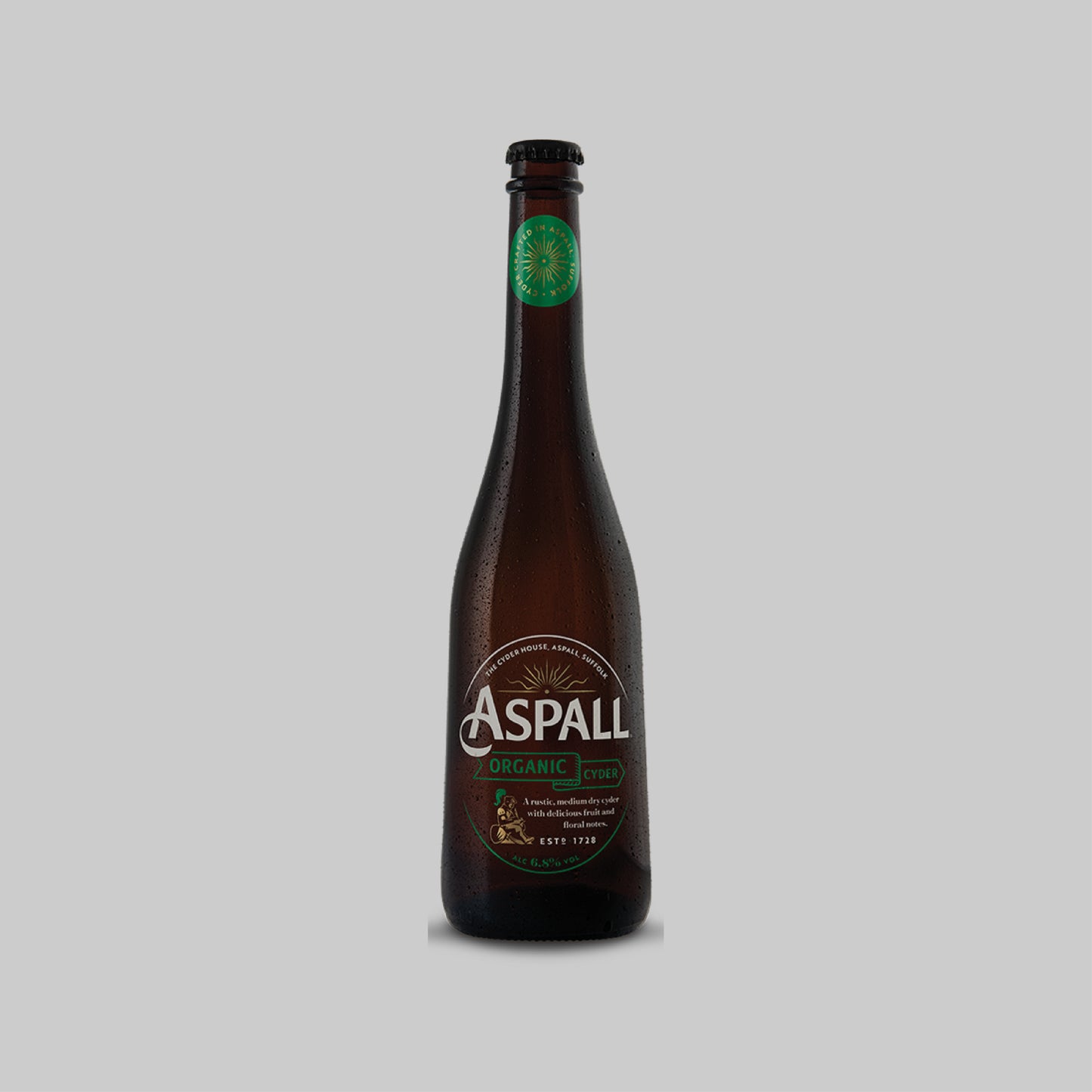 Aspall Organic English Classic Apple Cider Bottle 500ml 6.8% - Time2Drink