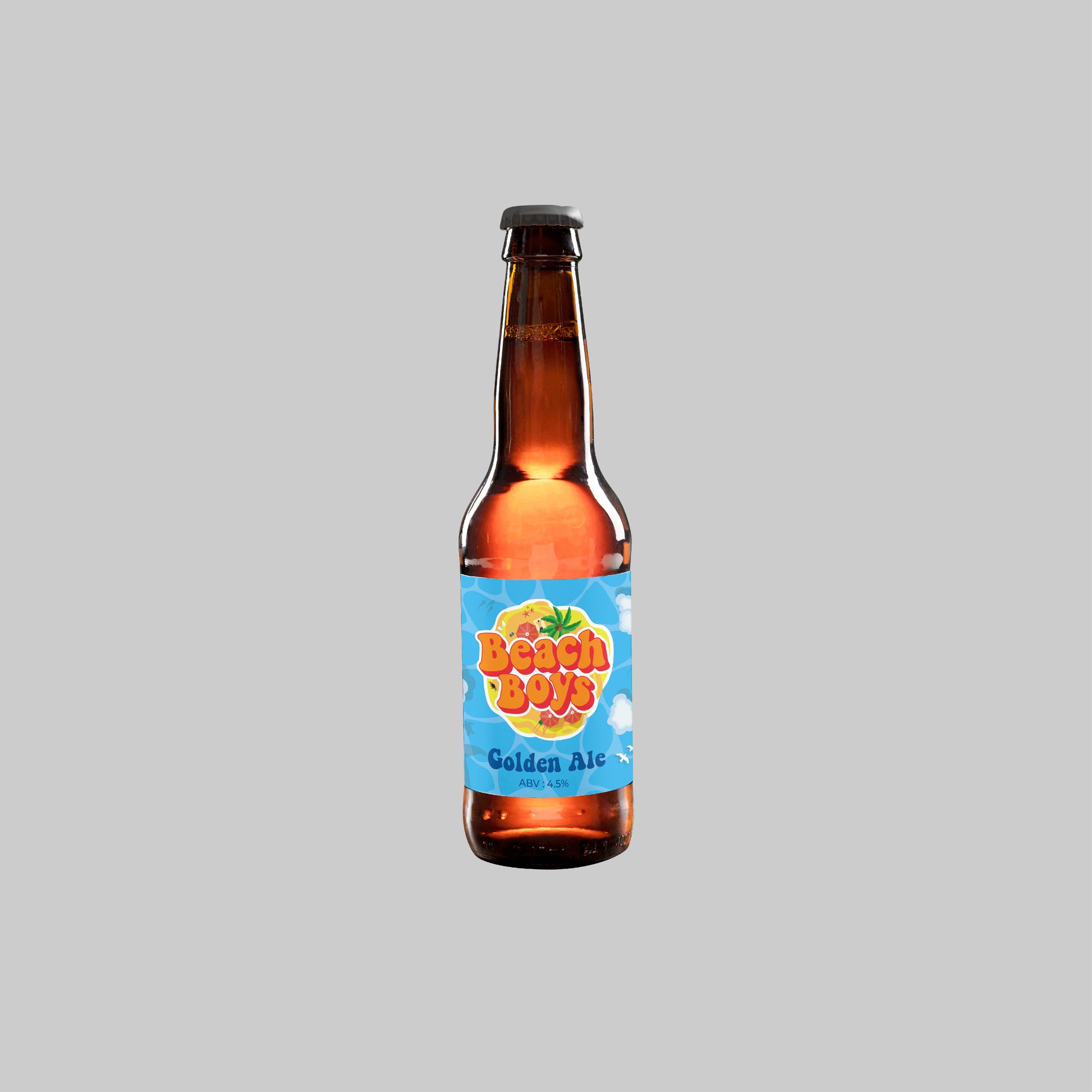 Beach Boy Golden Ale Bottle 330ml 4.5% - Time2Drink