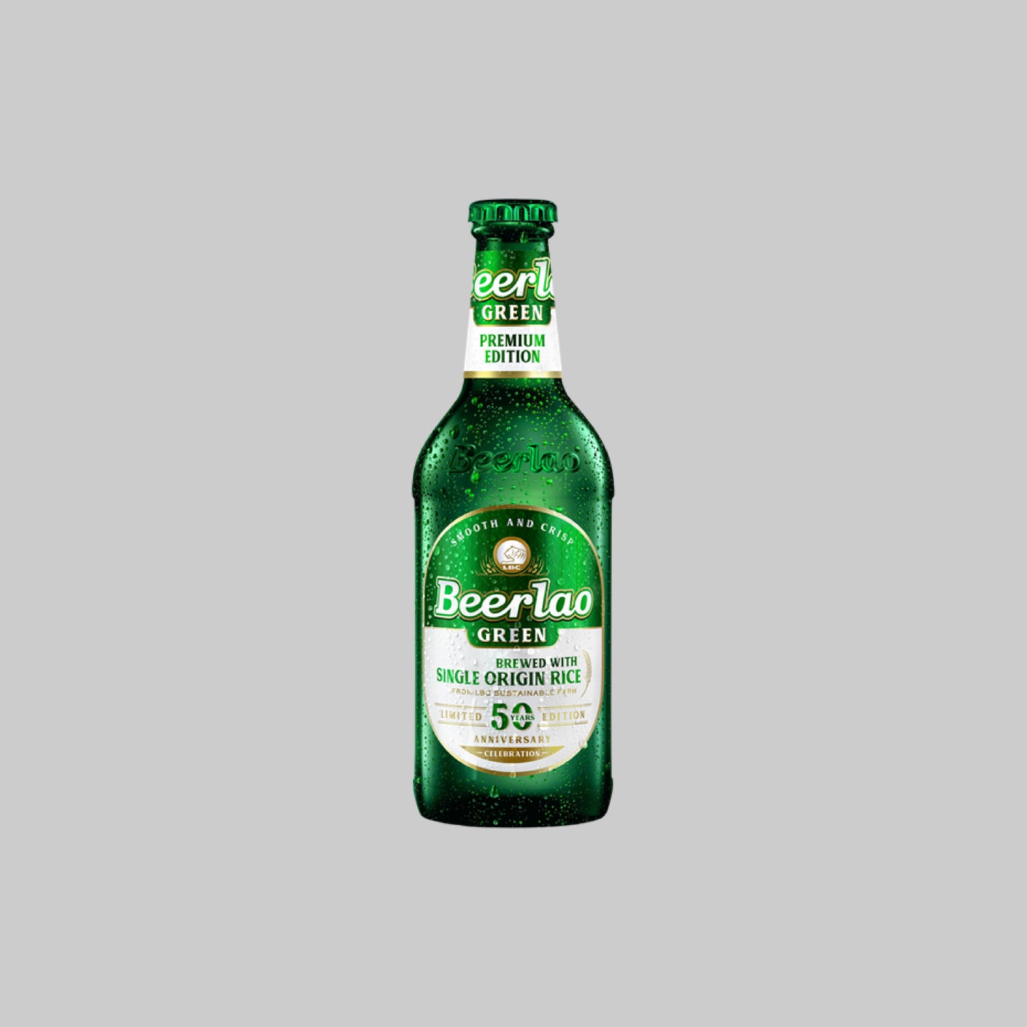 Beer Lao Green Lager Bottle 330ml 4.6% - Time2Drink