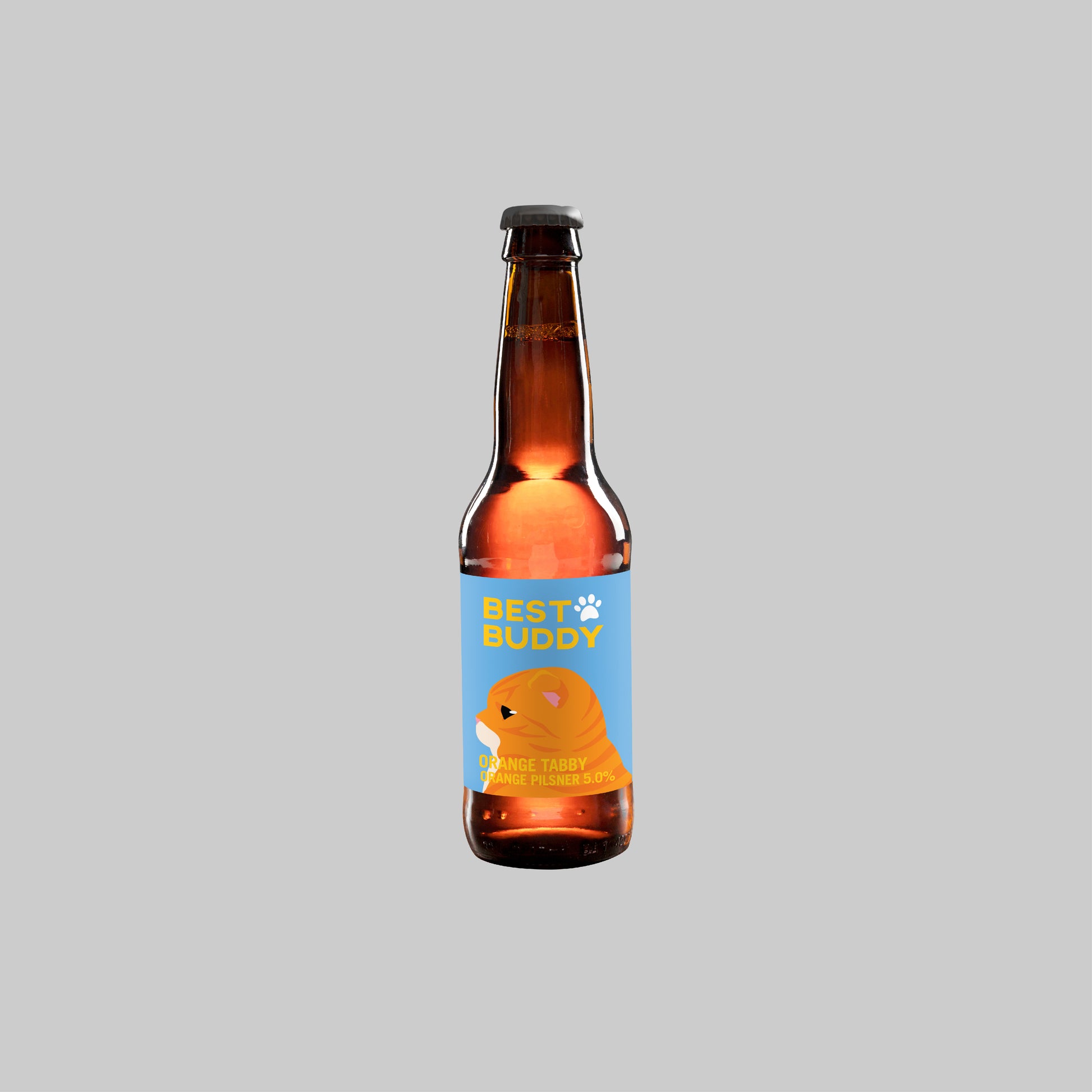 Best Buddy Orange Tabby Orange Pilsner Bottle 330ml 5.0% - Time2Drink