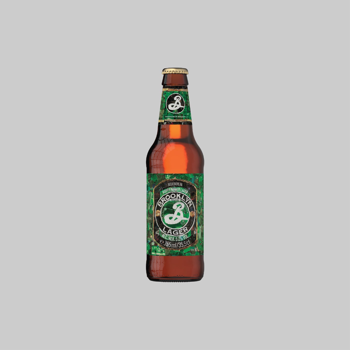 Brooklyn Brewery Brooklyn Lager Hoppy Amber Lager Bottle 330ml 5.2% - Time2Drink