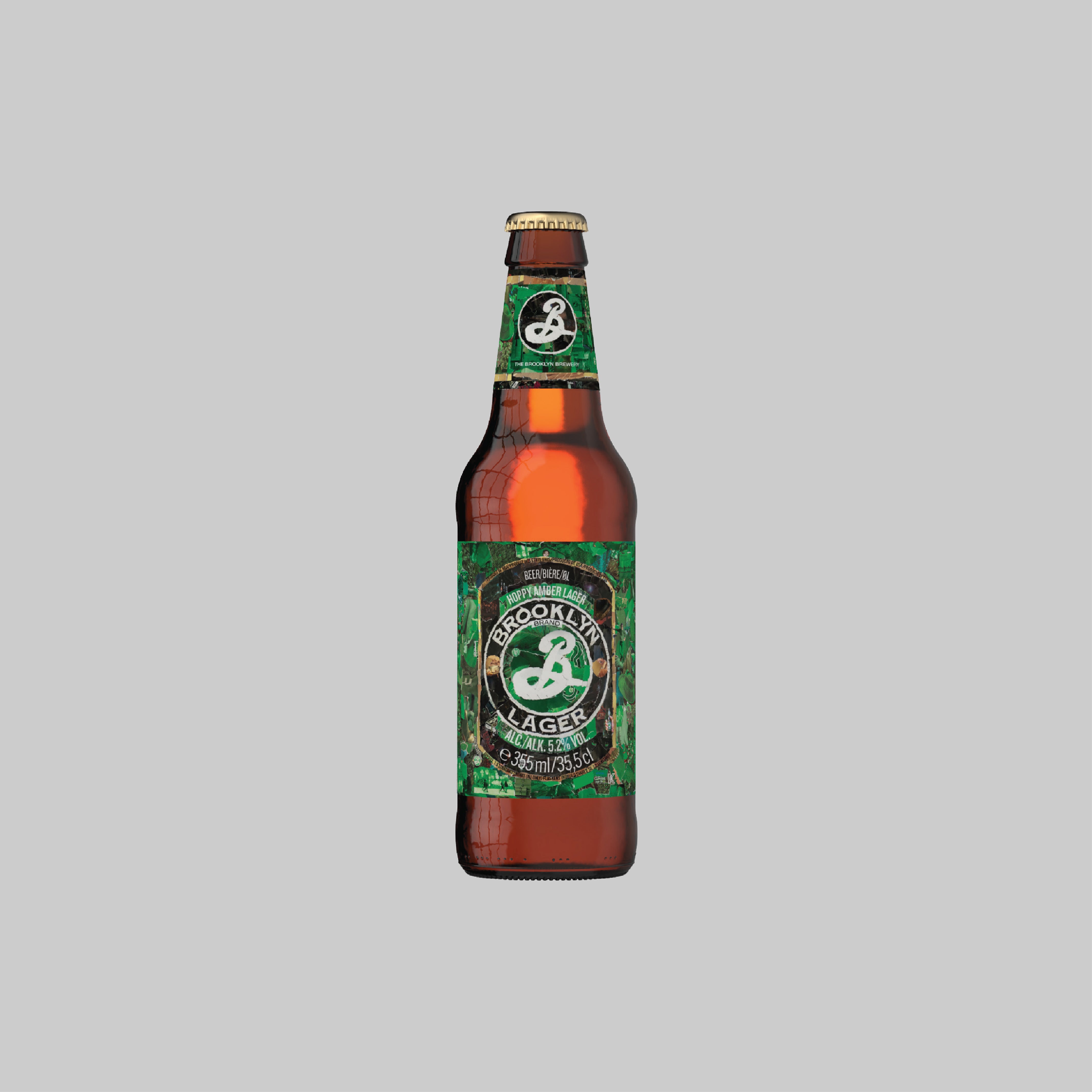 Brooklyn Brewery Brooklyn Lager Hoppy Amber Lager Bottle 330ml 5.2% - Time2Drink