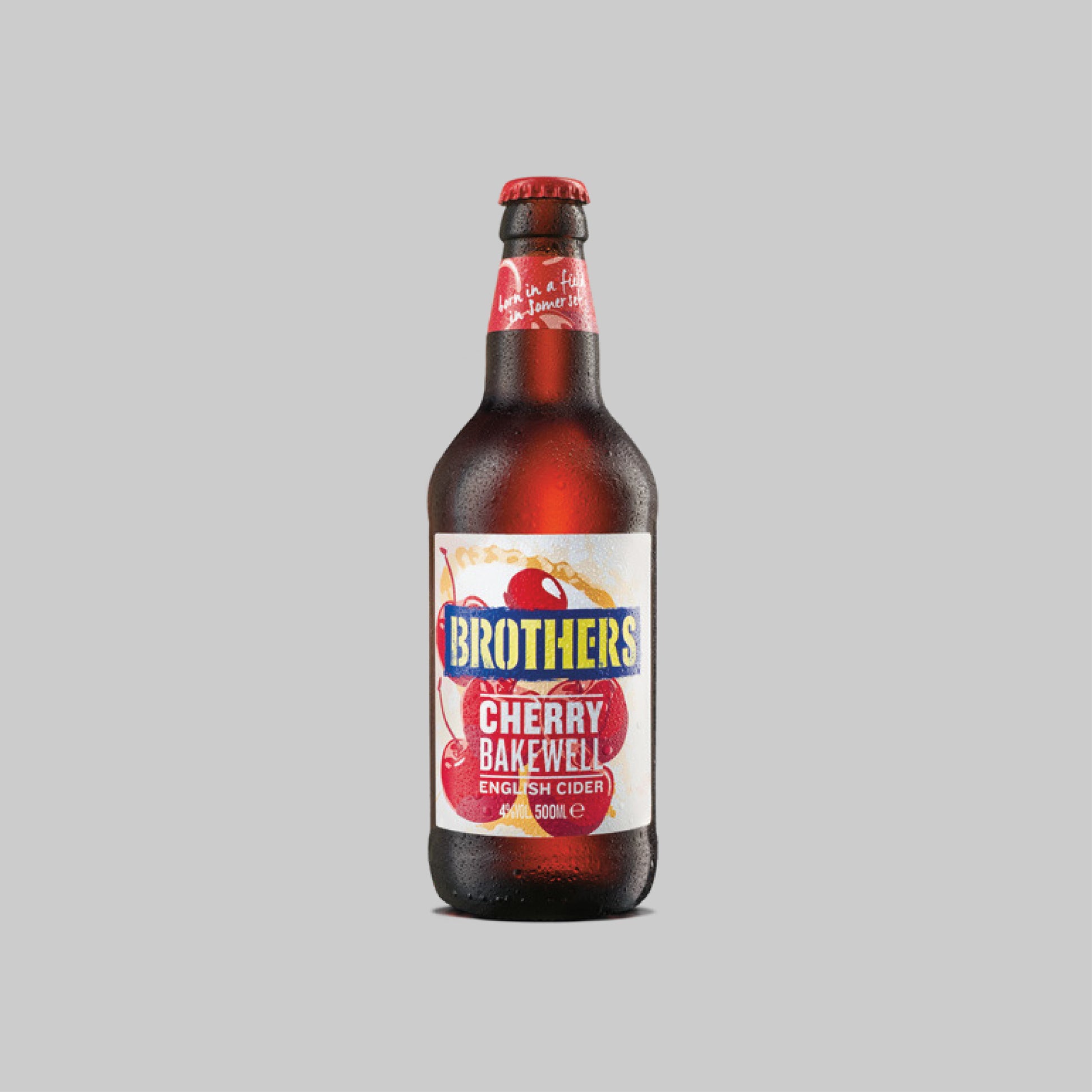 Brothers Cherry Bakewell English Cider Bottle 500ml 4.0% - Time2Drink