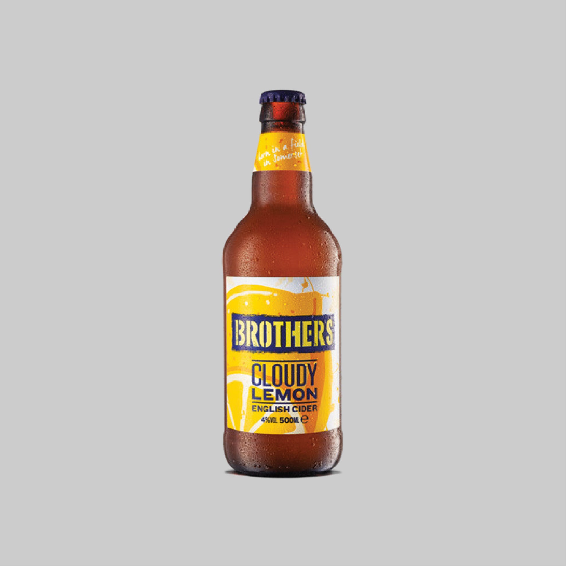 Brothers Cloudy Lemon English Cider Bottle 500ml 4.0% - Time2Drink