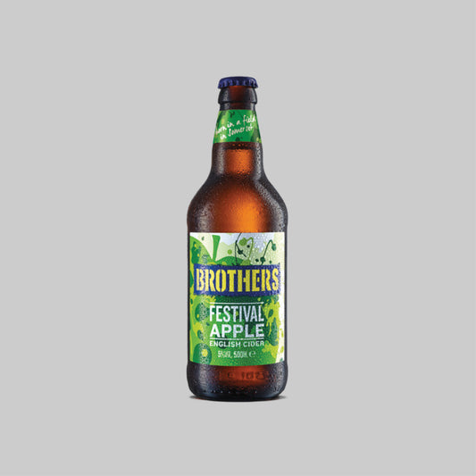 Brothers Festival Apple English Cider Bottle 500ml 5.0% - Time2Drink