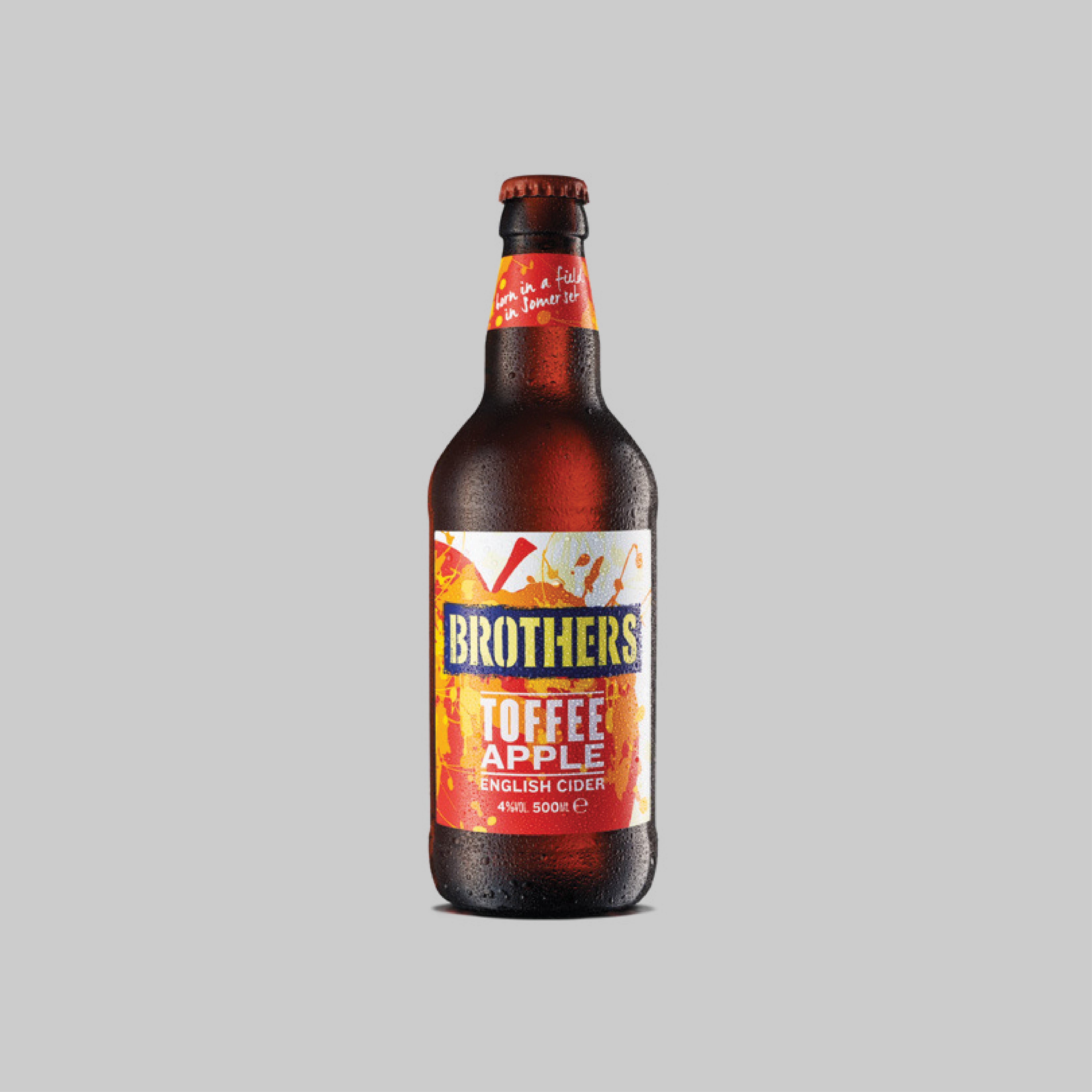 Brothers Toffee Apple English Cider Bottle 500ml 4.0% - Time2Drink