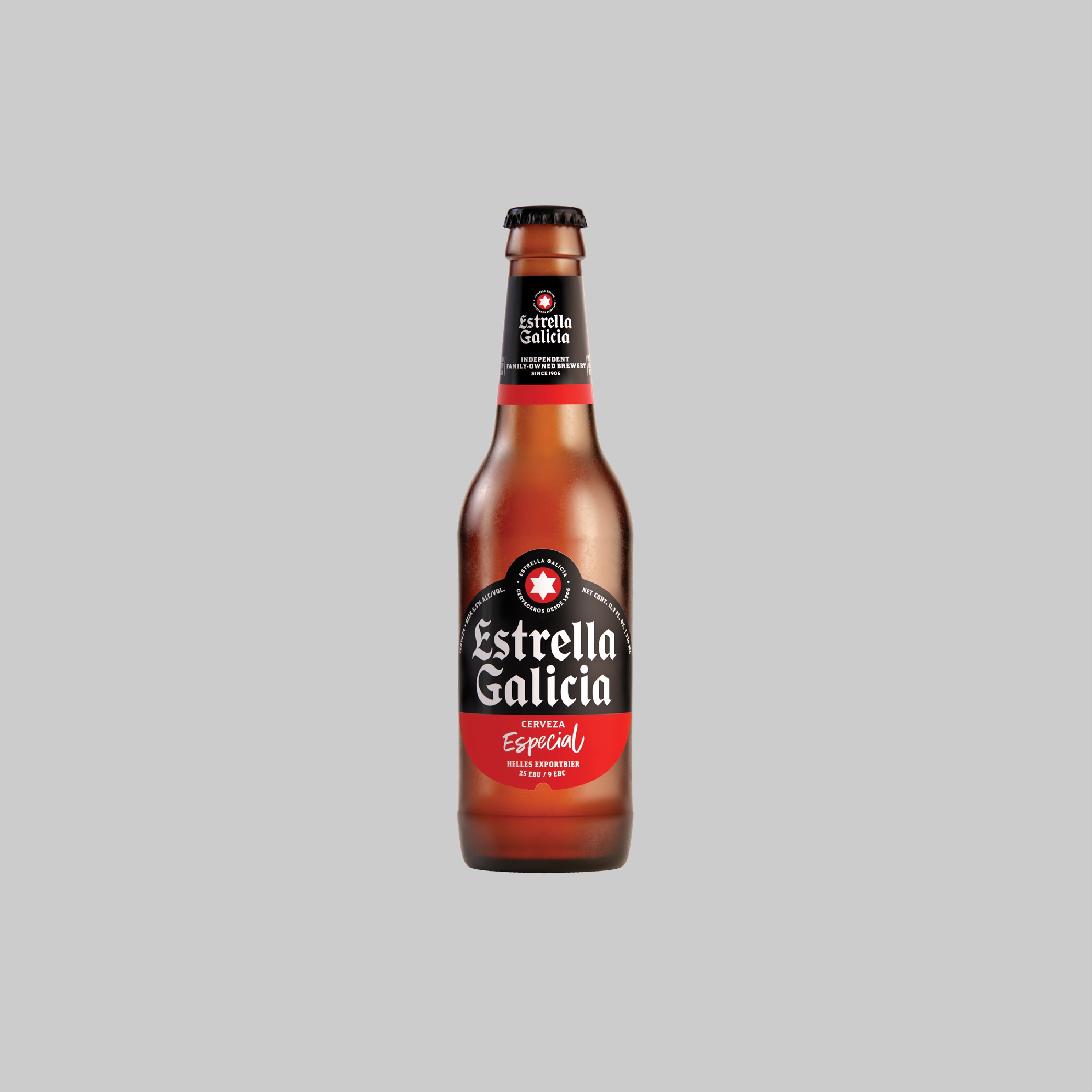 Estrella Galicia Cerveza Especial Lager Bottle 330ml 5.5% - Time2Drink