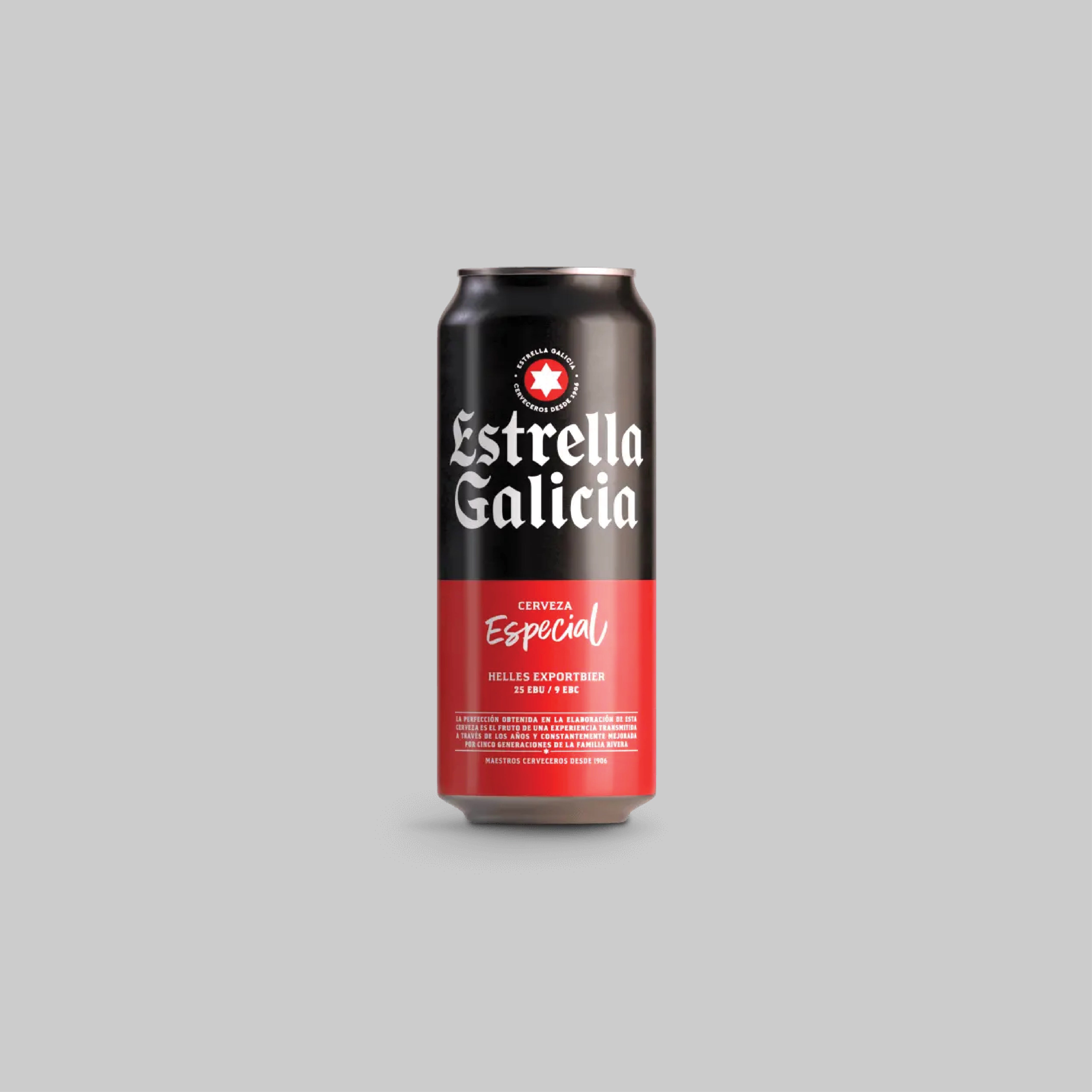 Estrella Galicia Cerveza Especial Lager Can 500ml 5.5% - Time2Drink