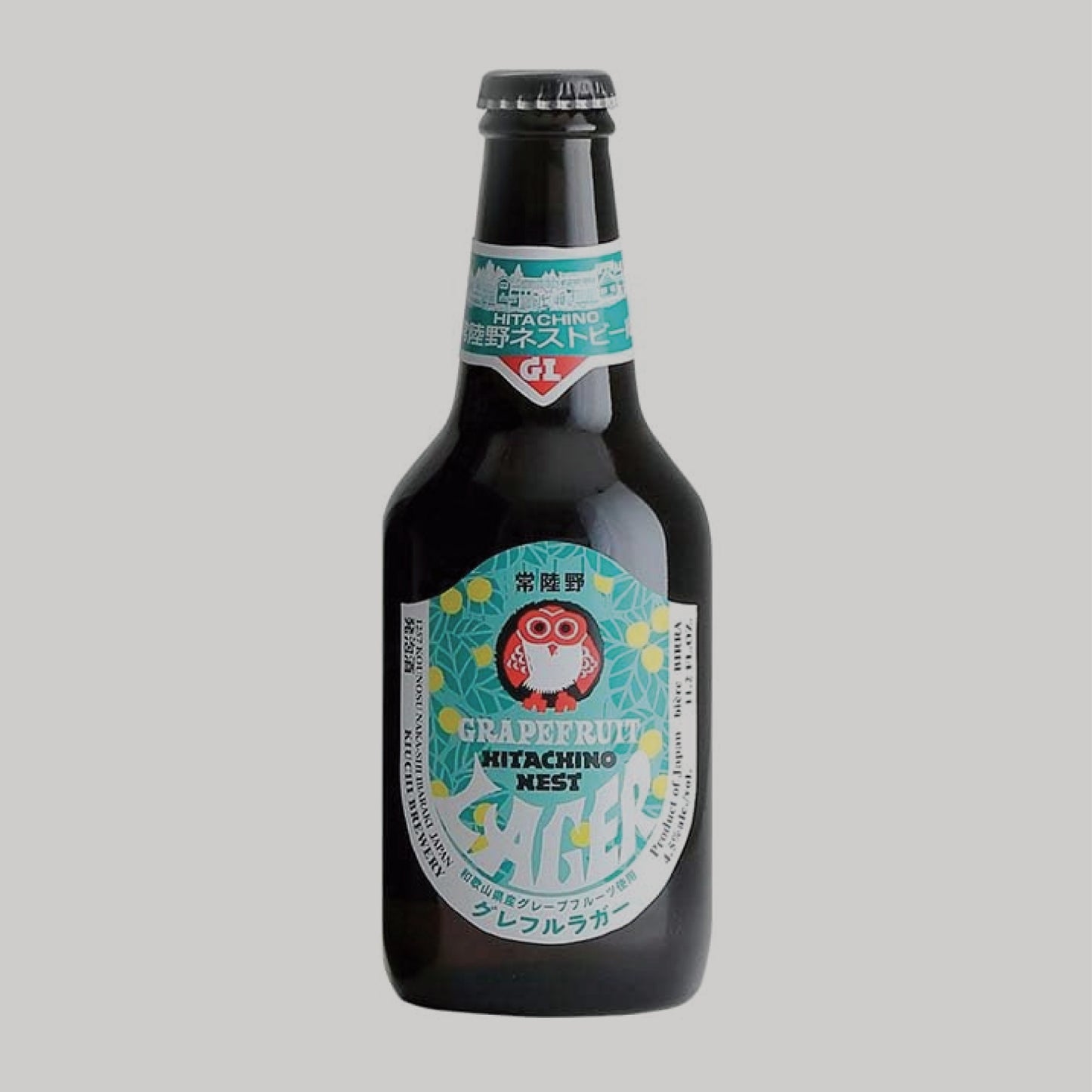 Hitachino Nest Grapefruit Lager Bottle 330ml 4.5% - Time2Drink