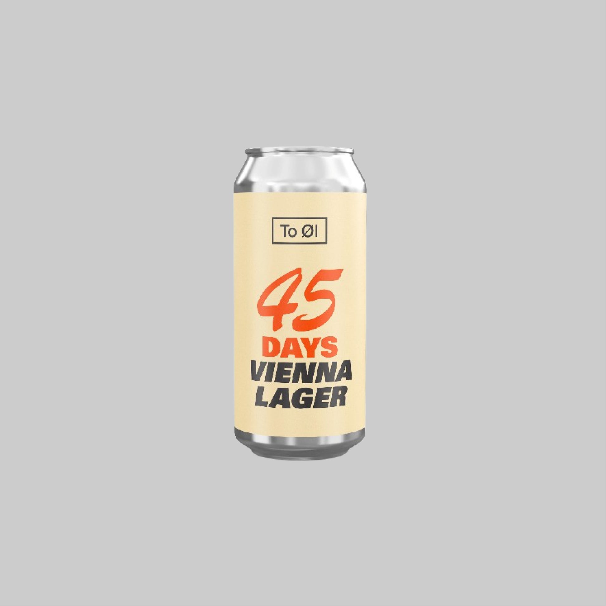 To Øl 45 Days Vienna Lager Can 440ml 4.7% - Time2Drink