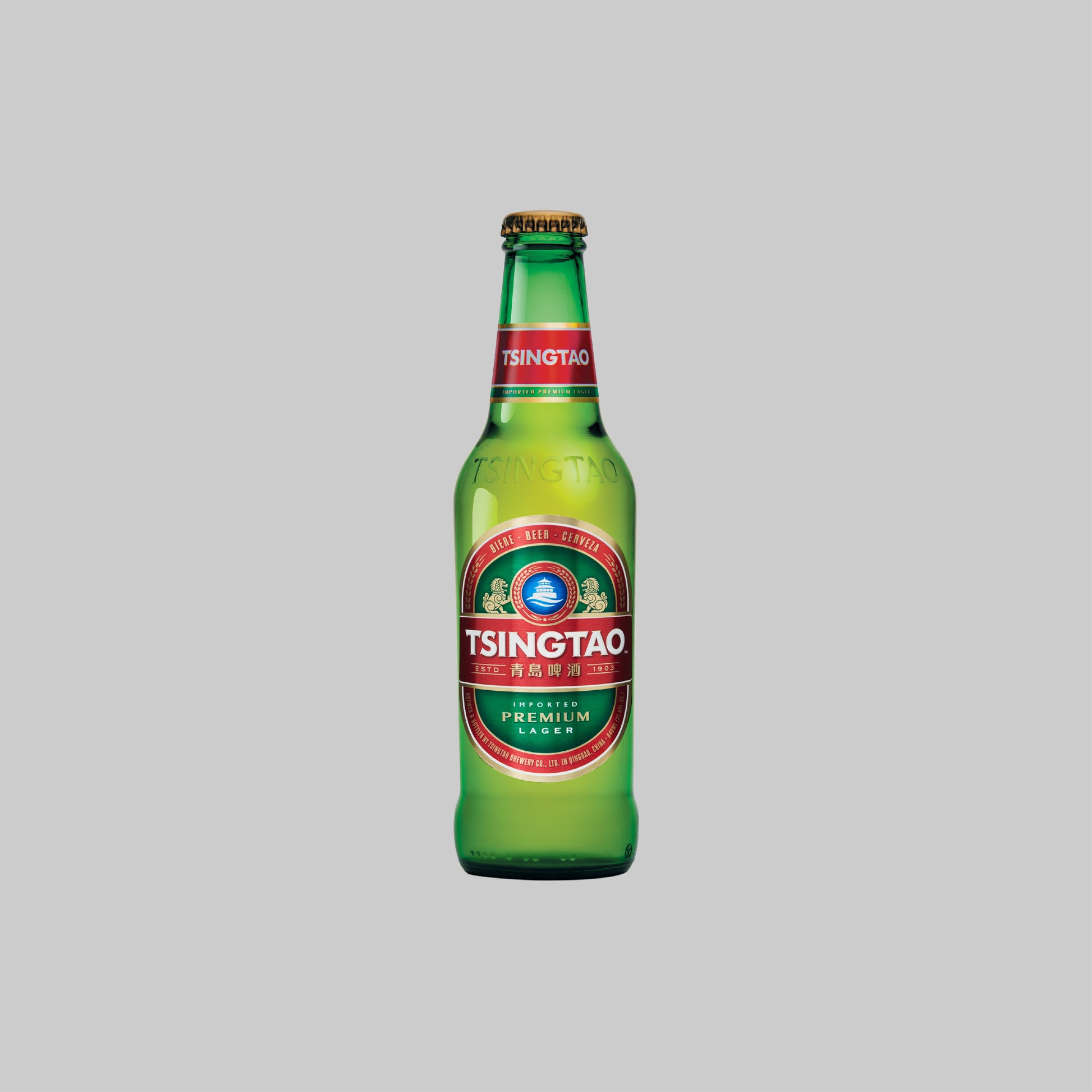 Tsingtao Premium Lager Bottle 330ml 5.0% - Time2Drink