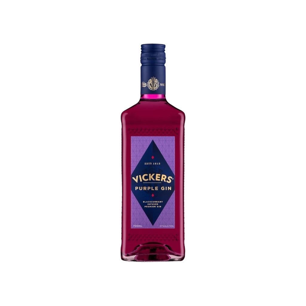 Vickers Purple Gin Bottle 700ml 37.0% - Time2Drink