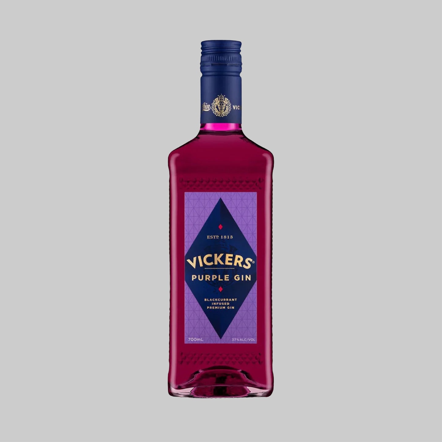 Vickers Purple Gin Bottle 700ml 37.0% - Time2Drink