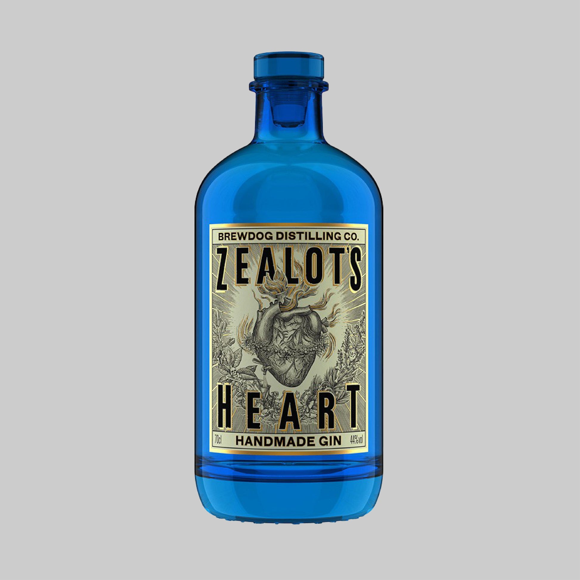 Zealot's Heart Handmade Gin Bottle 700ml 44.0% - Time2Drink